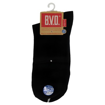 B.V.D. 男學生襪 B378 加大  26~28cm  黑色  12雙