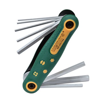 Wynn’s威力獅 8件套折疊式內六角扳手 8PCS公制內六角 W0174A