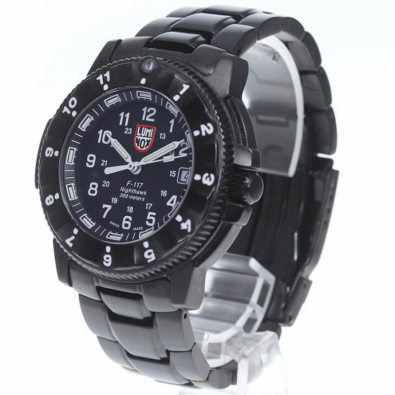 ☆良品【LUMINOX】ルミノックス F-117 ナイトホーク 日本限定250本 
