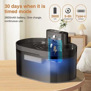 100-240V 2.2L 2600mAh寵物智能飲水機自動感應貓飲水機