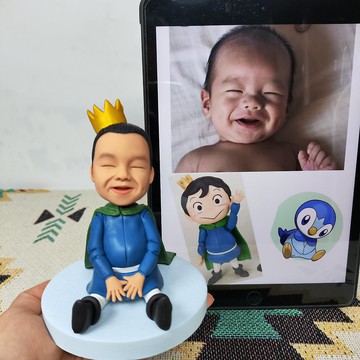 客制化人物公仔 兒童 人偶 3D 人像 肖像畫 訂制 似顏繪 禮物