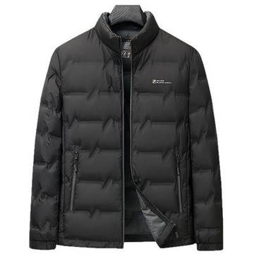 【米蘭精品】現貨+預購 頂級真羽絨外套90%鴨絨羽絨衣秋冬外套上衣大碼休閒男裝-立領防風休閒5色74mt139