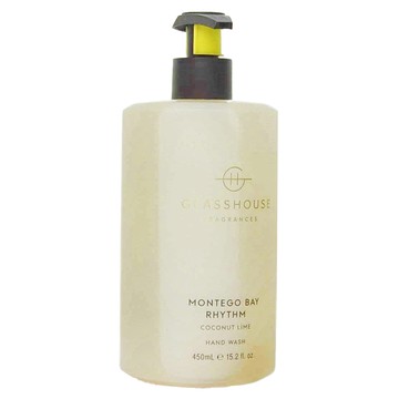 澳洲GLASSHOUSE 蒙特哥灣旋律洗手液 450ml｜椰子萊姆香氛 溫和潔淨 呵護您的雙手  1瓶