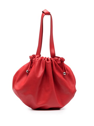 Bottega Veneta - gathered-detail tote bag - women - Calf Leather - One Size