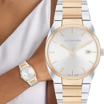 Calvin Klein CK 瑞士製中性簡約手錶 1212購物節 送禮推薦-34mm 25000066