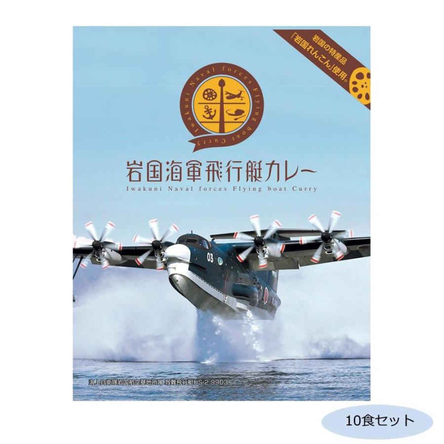 ご当地カレー 山口 岩国海軍飛行艇カレー 10食セット  a