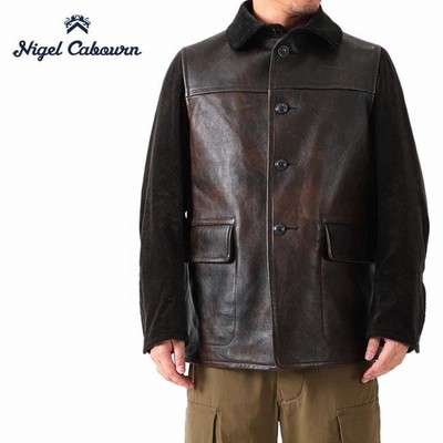 ナイジェルケーボン カナディアンワークレザージャケット