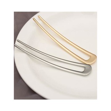 u型發簪半扎發盤發發釵上班族發卡日常通勤簪子女士高級釵子頭飾