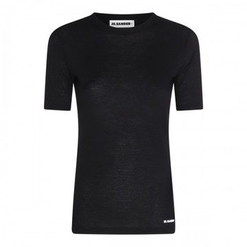 Jil Sander - Black Cotton T-shirt Xs