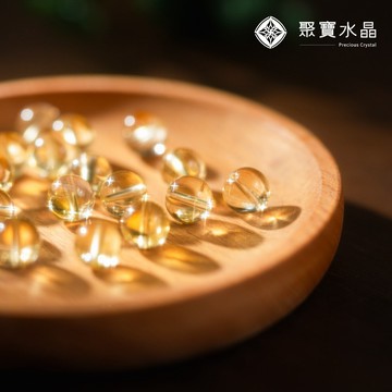 【黃水晶單珠】粉晶 桃花水晶 愛情能量 增強人緣 開運手鍊 招財 水晶直播 聚寶水晶