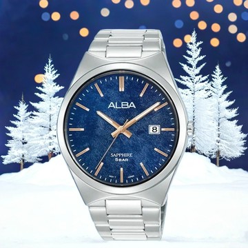 ALBA 雅柏 簡約時尚大三針手錶-41mm(AS9V77X1/VJ42-X384B)