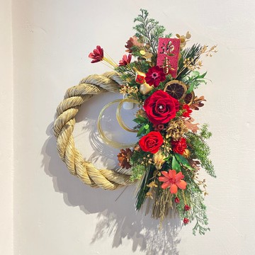 日式 祈福 注連繩 招財紅