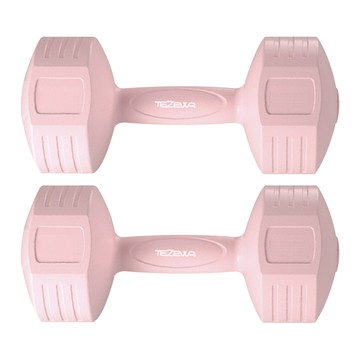 TEZEWA 時尚彩色款啞鈴 5KG 環保材質  1組