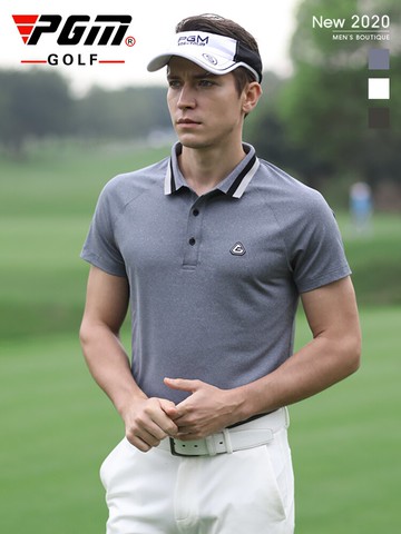 PGM 夏季新品 高爾夫短袖 男士T恤 透氣速干T恤 運動男裝衣服