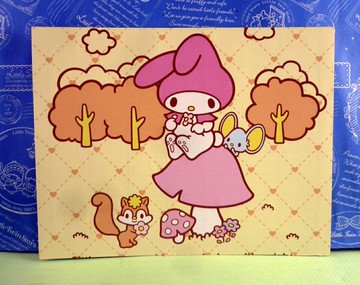 【震撼精品百貨】My Melody 美樂蒂 卡片 愛心紋路 震撼日式精品百貨