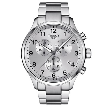 TISSOT天梭 韻馳系列 XL三眼計時腕錶 45mm/T1166171103700