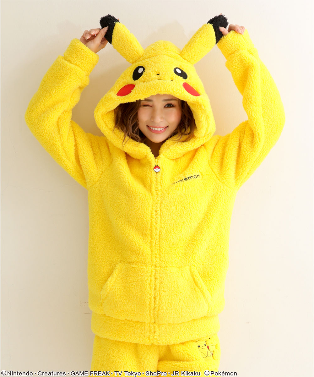 ポケモン ピカチュウ モコモコ パーカー 単品トップス 通販 Lineポイント最大1 0 Get Lineショッピング