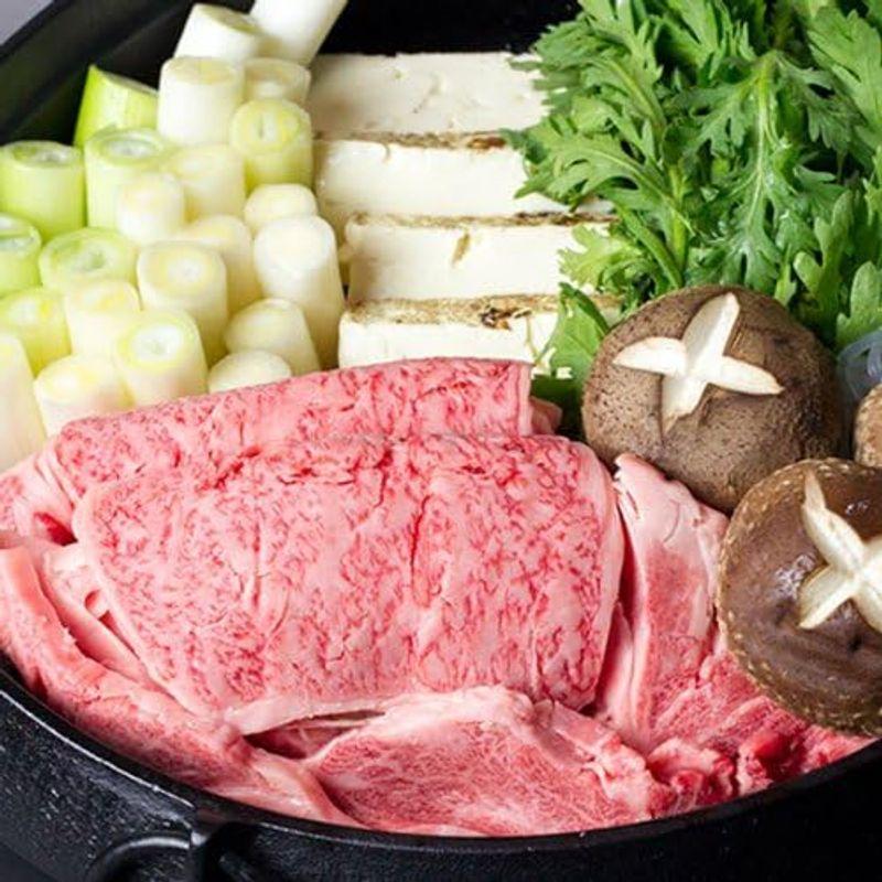 松阪牛 すき焼き贈り物 肉 牛肉 は 松坂牛 三重松良で ロースすき焼き 400g お中元