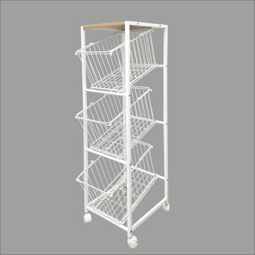 三層三斜籃移動架33.5 X45X X112.5CM