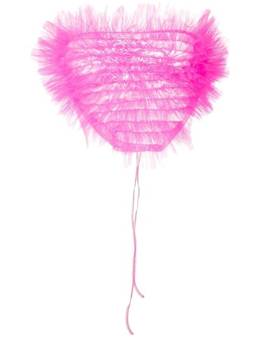ACT Nº1 - tulle bandeau top - women - Nylon - 40 - Pink
