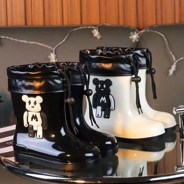 YOG-兒童雨鞋男童寶寶防滑雨靴女童學生小中童水鞋防水小孩暴力熊膠鞋
