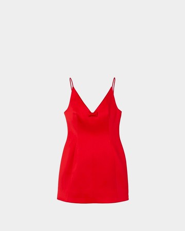 MARC JACOBS 緞面蝴蝶結洋裝 - 2 色可選 - 賽蓮紅 / 6