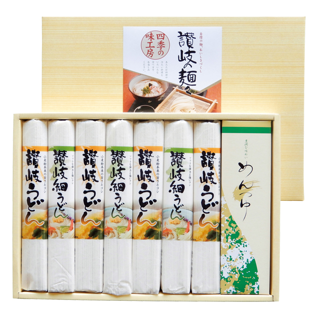 法事引き出物　食品｜30％OFF｜讃岐の麺々　四季の味工房　No.25　※消費税・8％｜粗供養　法事のお返し