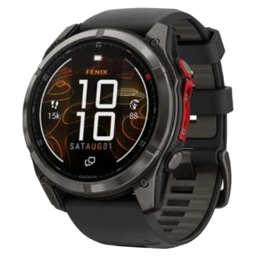 GARMIN fenix 8 Pro MicroLED 全方位戶外進階GPS智慧腕錶 51mm  石墨黑  1.4吋  GPS + 藍牙