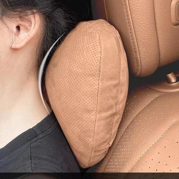 超值下殺 台灣熱賣🔥汽車頭枕 車用麂皮絨護頸枕 汽車靠枕 车用颈枕 護頸枕 汽車座椅頭枕 同級別頭枕腰靠 汽車腰靠 汽
