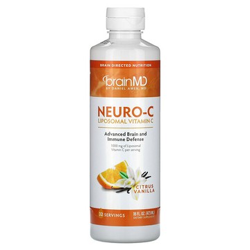 BrainMD, Neuro-C，柑橘香草，16 液量盎司（473 毫升）