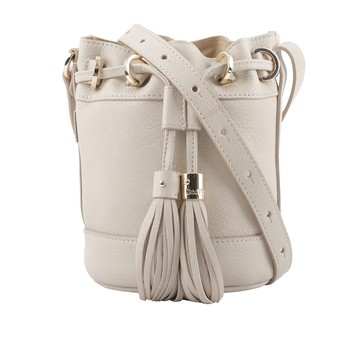 See by Chloe VICKI 山羊皮小款水桶包（米色）_廠商直送