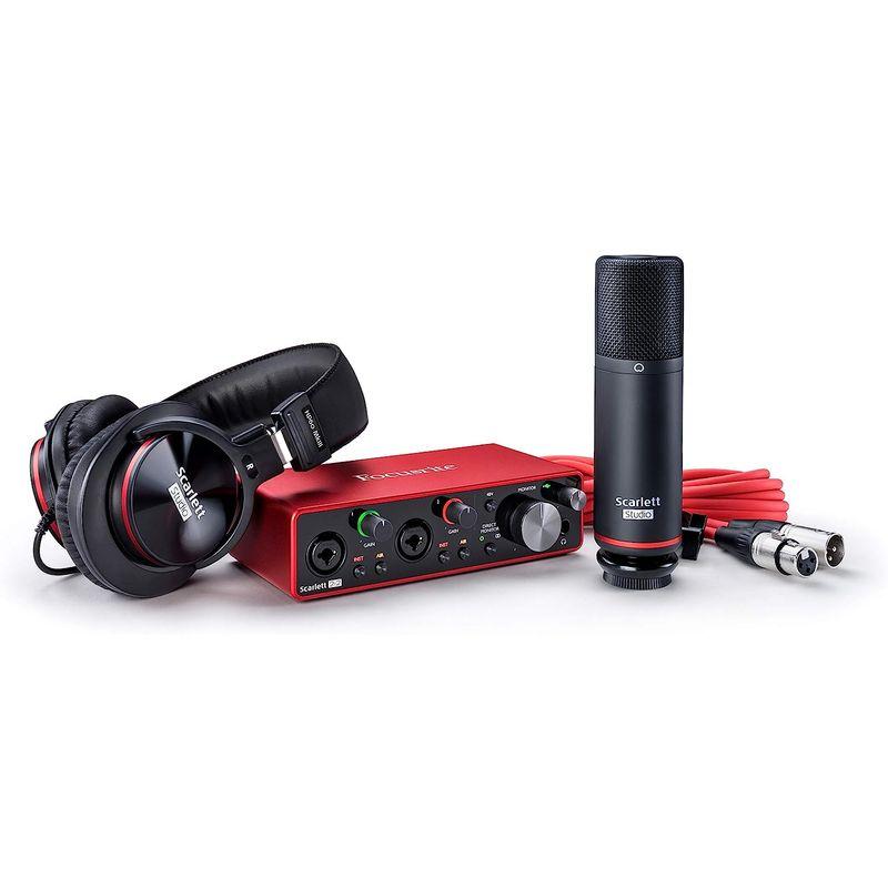 Focusrite フォーカスライト Scarlett 2i2 Studio G3 USB 2.0 Type C オーディオ・インターフェー