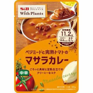 Ｓ＆Ｂ Ｗプランツ マサラカレー中辛１８０ｇ  ×60