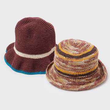 【熱門預購】尼泊爾晨光市集手工編織旅帽 (2款) NWWP5201-02