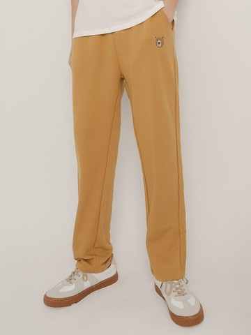 親子款．動物繡花縮口休閒褲