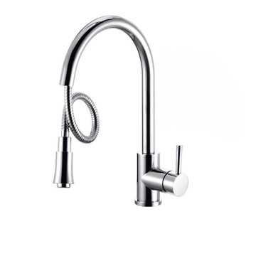 【MULTI百工居室】MIT製造嚴選MTK03CC 檯面伸縮鵝頸龍頭