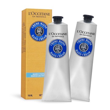 【LOCCITANE 歐舒丹】乳油木護手霜150ml X 2入組 新版