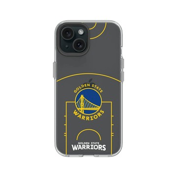 iPhone 15 Clear 透明 - NBA - 球場系列-金州勇士 Golden State Warriors - Court