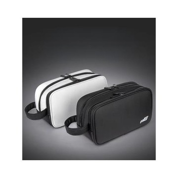 23新款輕便高爾夫手抓包便攜手拿包男女簡約雙層小手包黑包雙色