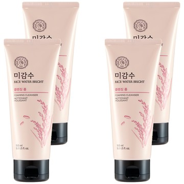 THE FACE SHOP 菲詩小舖 台灣公司貨 丰米水活洗面乳  150ml  4條