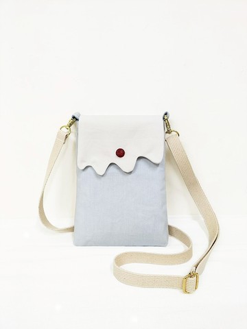 原創版型設計/富士山側背包/手機側背袋/隨身包