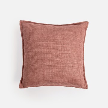 厚編棉絨環保棉抱枕 45x45cm 粉