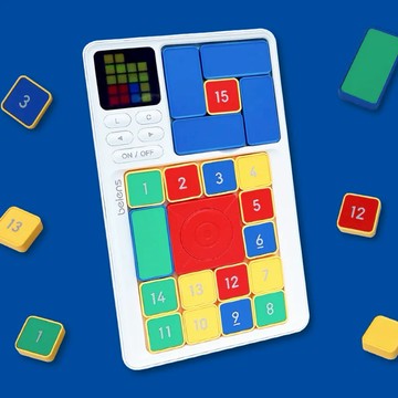 腦力大激盪【Teamson】beiens 益智解謎電子滑塊 ZN67 益智玩具 舒壓玩具 滑塊積木組 方便攜帶 發揮想像力 寓教於樂 玩中學 生日禮