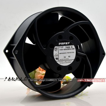 原裝德國 papst TYP 7600 S 15050 115V 40W 0.34A大風量散熱風扇