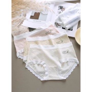羅麗絲女神純棉抗菌少女無痕短褲新款全棉女生中腰內褲頭夏季薄款