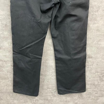 Dickies ワークパンツ ジップ ギミック ブラック/W722