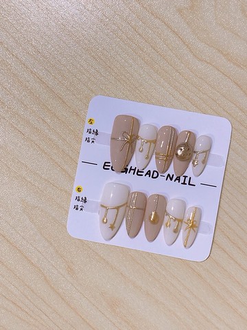 客製化穿戴甲_聖誕鈴鐺鏡面款