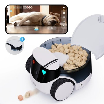 ROLA PetPal 寵物陪伴機器人組合(玩具+投食模組三入)