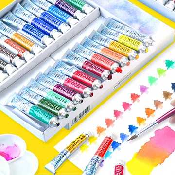 馬利藝術家水彩顏料管狀18色24色36色套裝馬力馬麗牌大師級專業畫