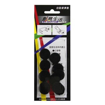(2入優惠組)創意生活  自粘傢俱墊 2cm圓*12pcs 台灣製（P91443）顏色隨機
